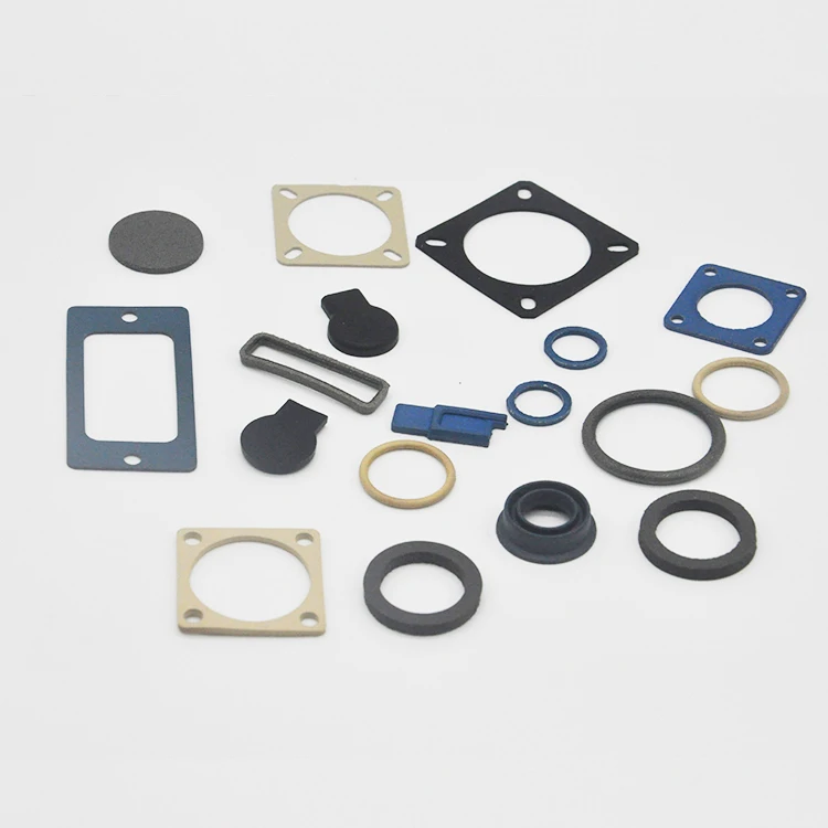 Customized Diecut Rectangular Conductive Rubber Gasket With Meta