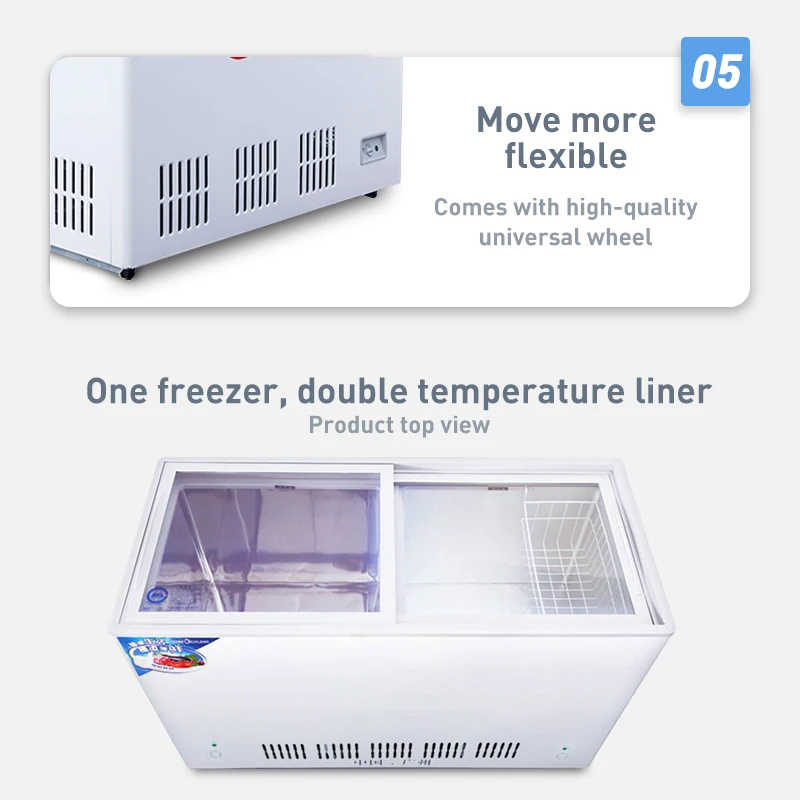 low power consumption ice cream freezer