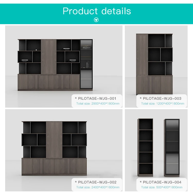 Modern design furniture filing cabinet with drawer wood file cabinets storage cabinet office equipment