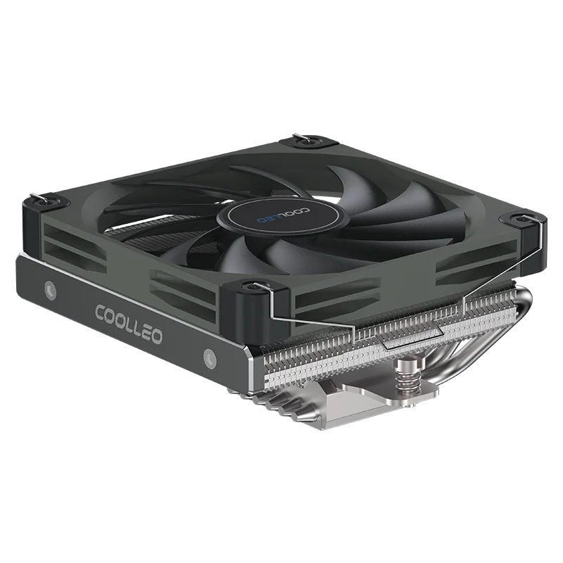 Heat Pipe Cpu Fan, COOLLEO, M67, PWM, LED - detail 12