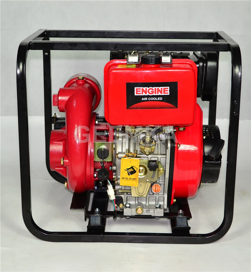 huge flow cast iron diesel generator13hp 4 inch pumps, View 4 inch