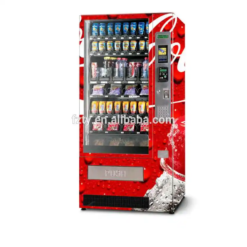 Glass Front Soda Vending Machine With Cooling System Buy Glass Front