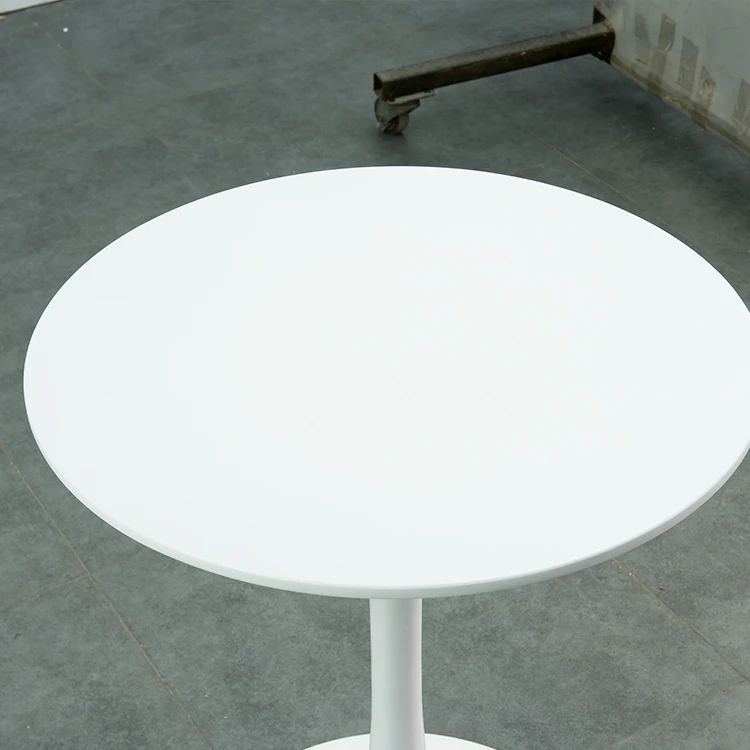 Metal Dining Table Legs Mdf Small Round Table White Restaurant Coffee