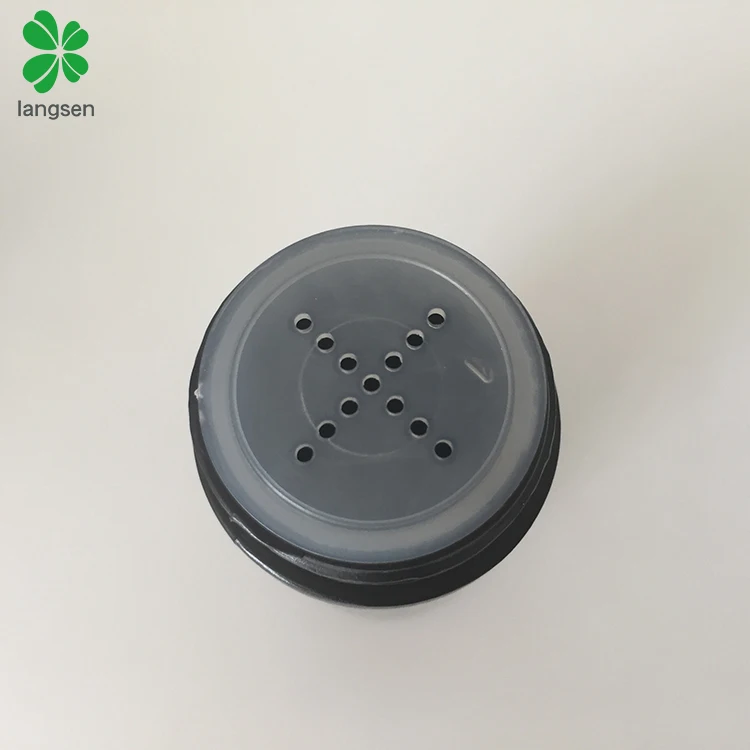 60ml plastic baby talcum powder bottle with sifter screw cap