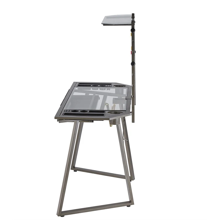 Metal And Glass Drafting Drawing Table Buy Drafting Drawing Table,Glass Top Metal Drafting