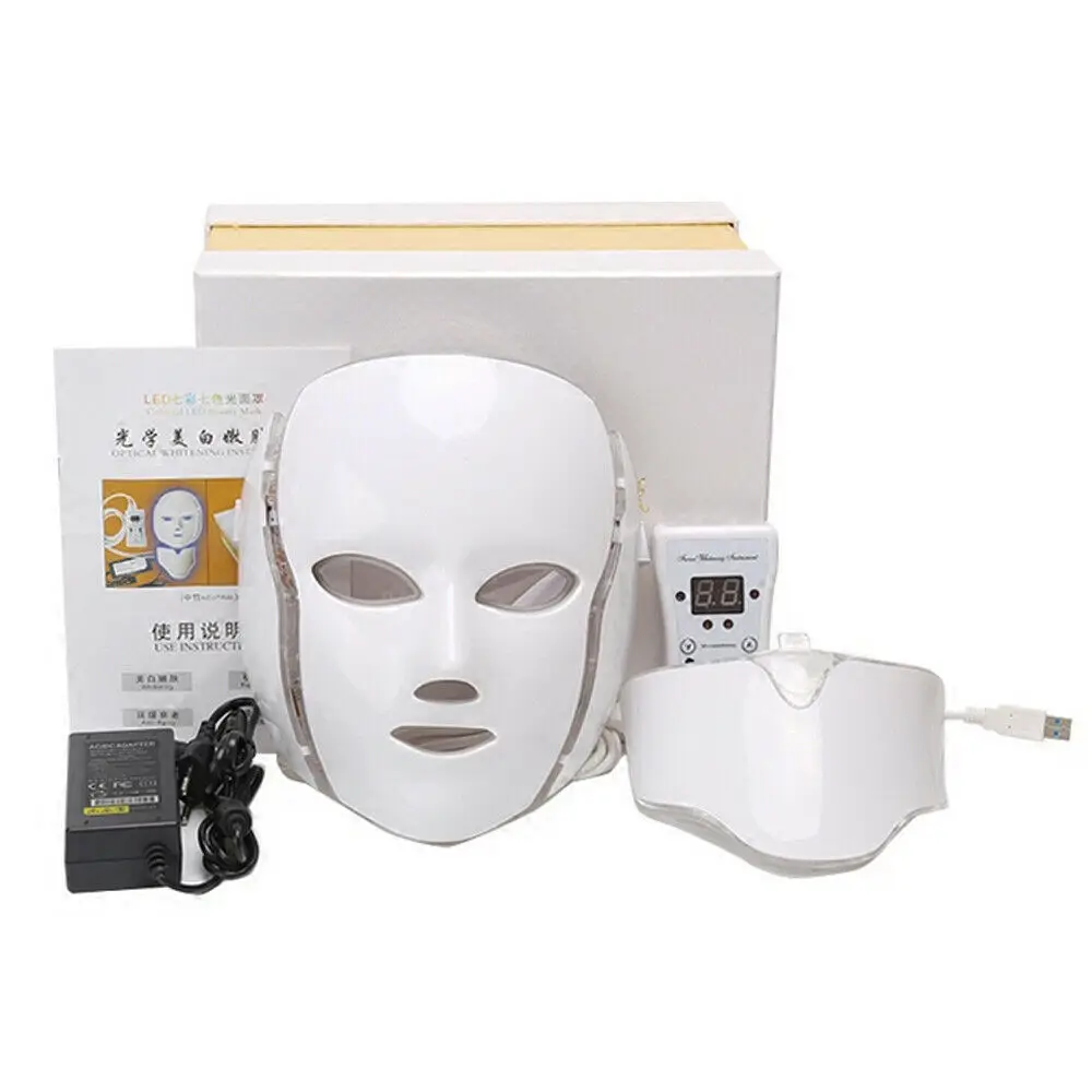 Ideatherapy Amazon Best Selling 7 color device facial skin rejuvenation ance treatment  led red light therapy mask wrap