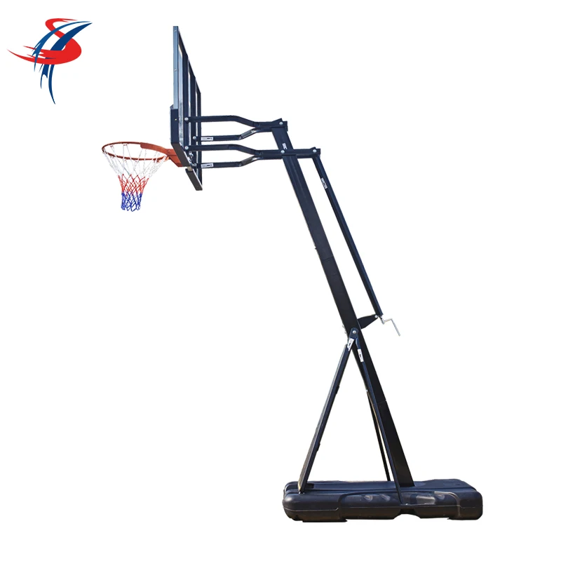 Q024 Adult Luxury Power Lift Basketball Hoops And Basketball Stand Buy Hot Hoops Basketball
