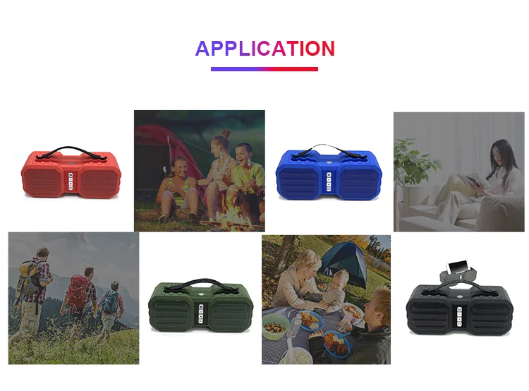 Original factory newest outdoor portable wireless  bluetooth speaker
