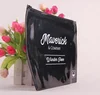 Reusable printed pvc zip lock document file black ziplock bag