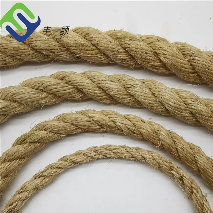 Marine Sisal Rope 3 Strand 20mm 22mm*200m Hemp Rope For Ship Pilot ...