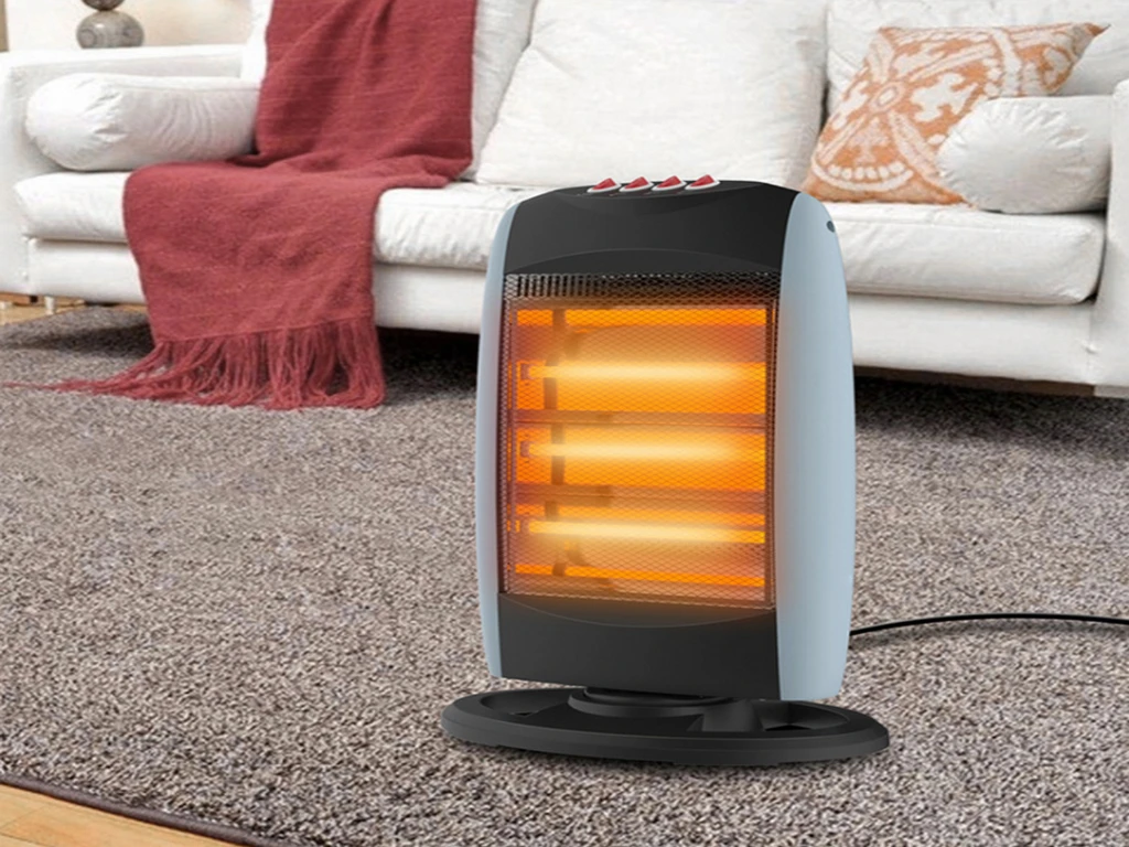 400w/800w/1200w/1600w 电动石英卤素加热器安全倾翻功能