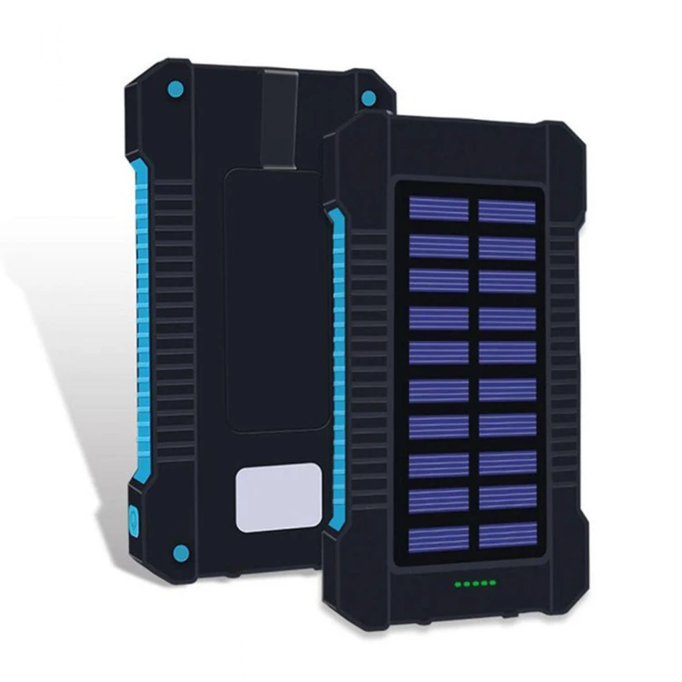 Waterproof 10000mAh Solar Charger Outdoors Emergency External Battery for Mobile Phone Tablets Light - ANKUX.COM