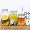5Oz 8Oz 10Oz 16Oz 25Oz wholesale custom ball glass mason jar with metal lid straw handles