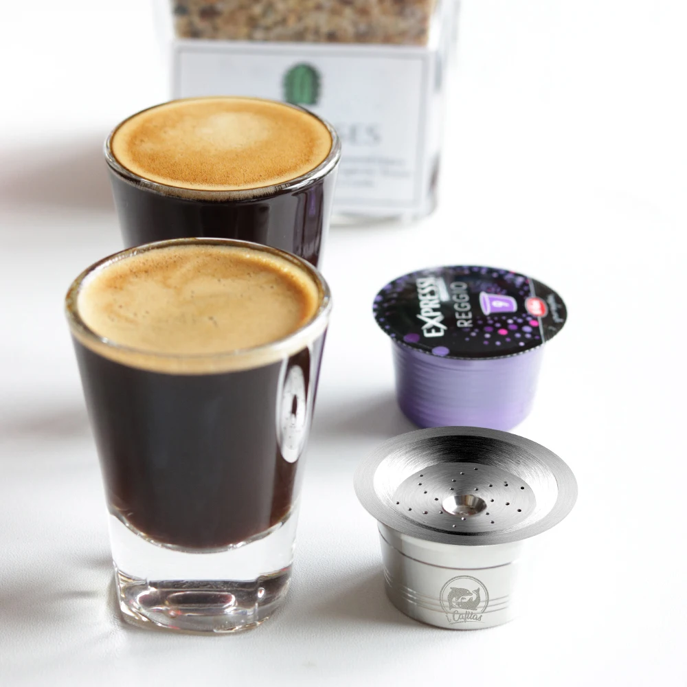 En Satış Yeniden Kullanılabilir Paslanmaz Çelik Nespresso Zengin Krem