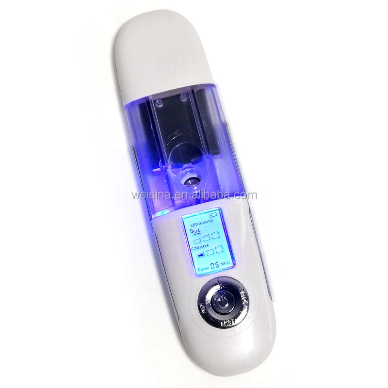 Skin rejuvenation private label ultrasonic skin scrubber with steamer