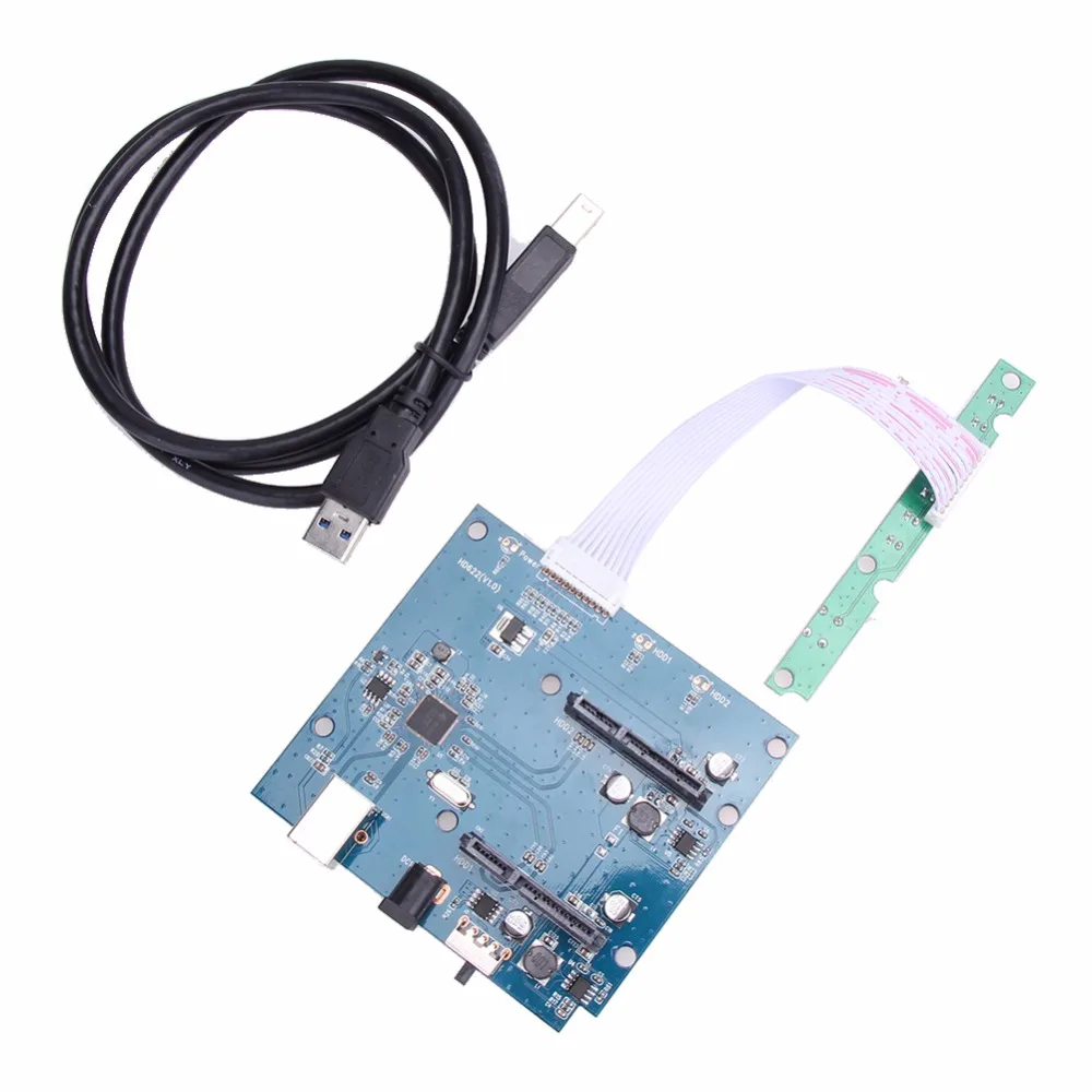 Wholesale High USB 3.0 to Dual SATA Adapter for 2.5 or 3.5inch HDD SSD with USB 3.0 Power m.alibaba.com