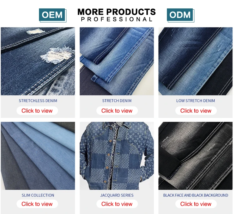 2020 stock lot cotton jeans denim fabric materials//