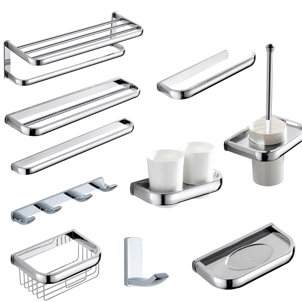 chrome finished stainless steel bathroom accessories