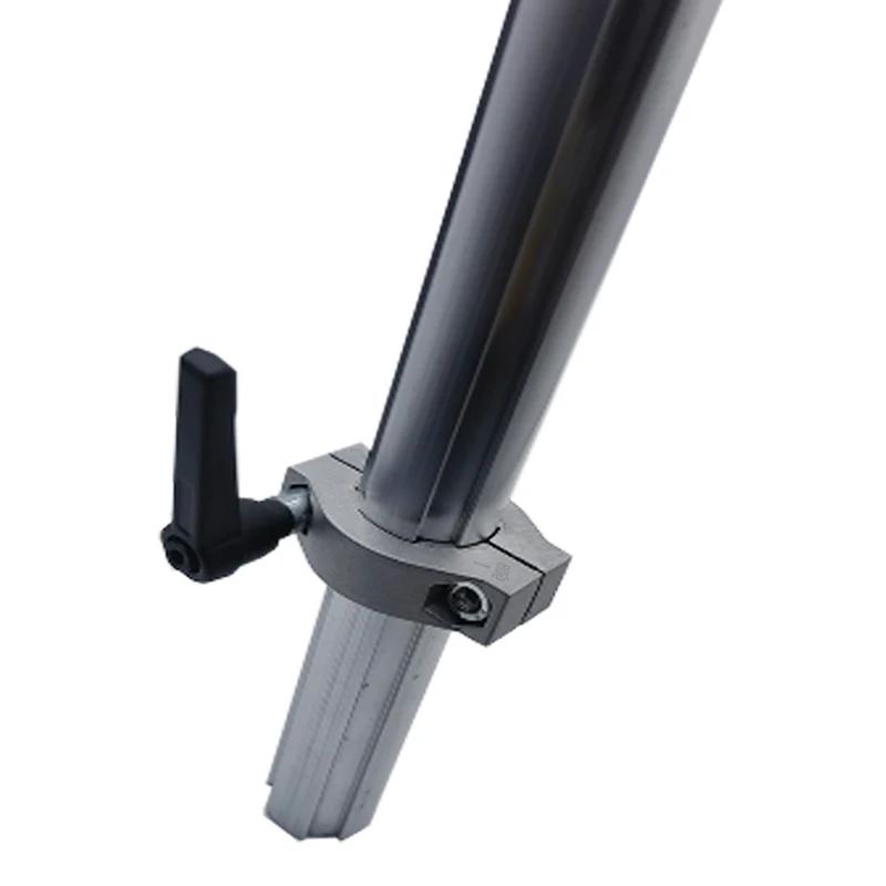 product rotary handle strong positioning seat aluminum alloy 1000 series lean pipeline rod accessories workbench turnover cart shelf-14