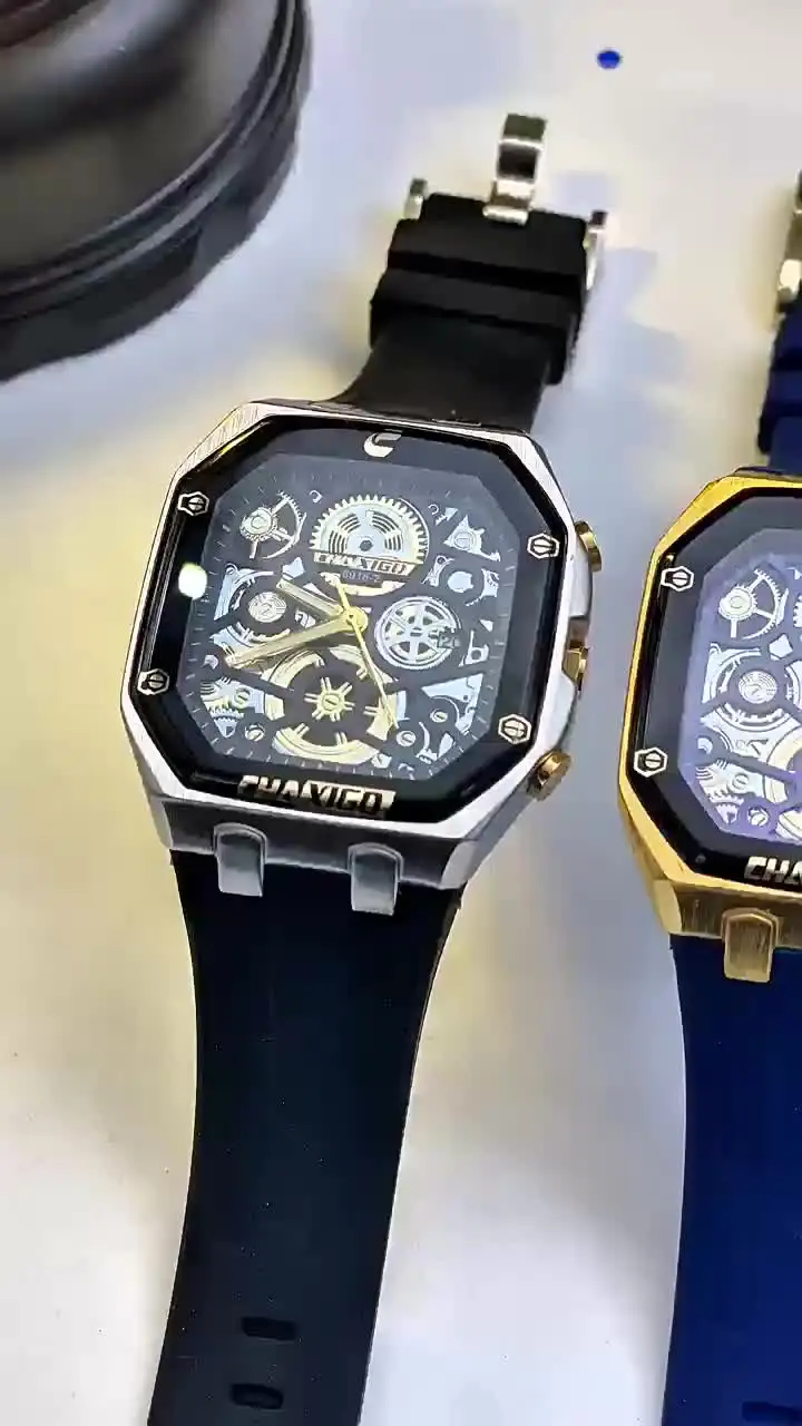 CHAXIGO 6918-2 Men's Waterproof Quartz Watch with Silicone Strap