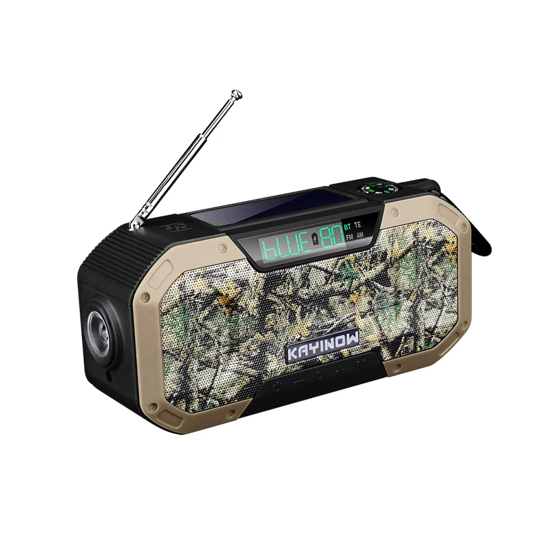 Solar Speaker Bluetooth Speaker 5000mA Capacity Radio Speaker - ANKUX.COM