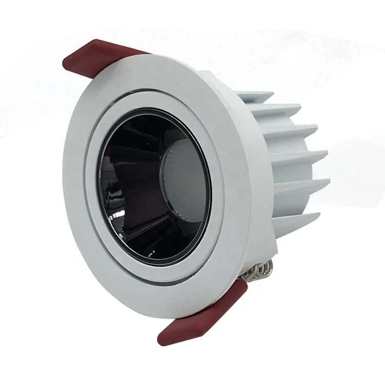 Commercial residential lighting aluminum frame cob 7w 12w 20w 6 recessed round square led cob downlight 7 w cct