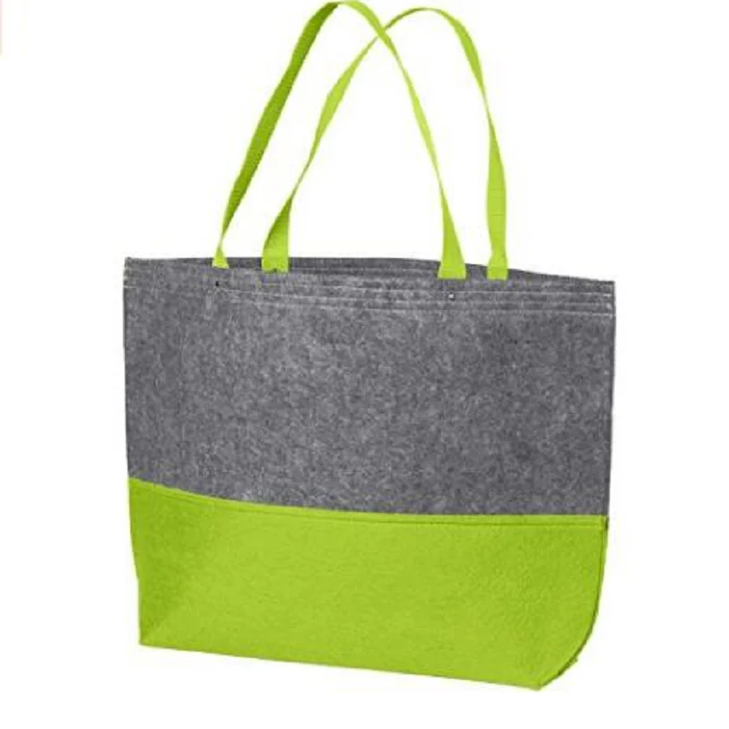 factory supply customized size felt bag tote