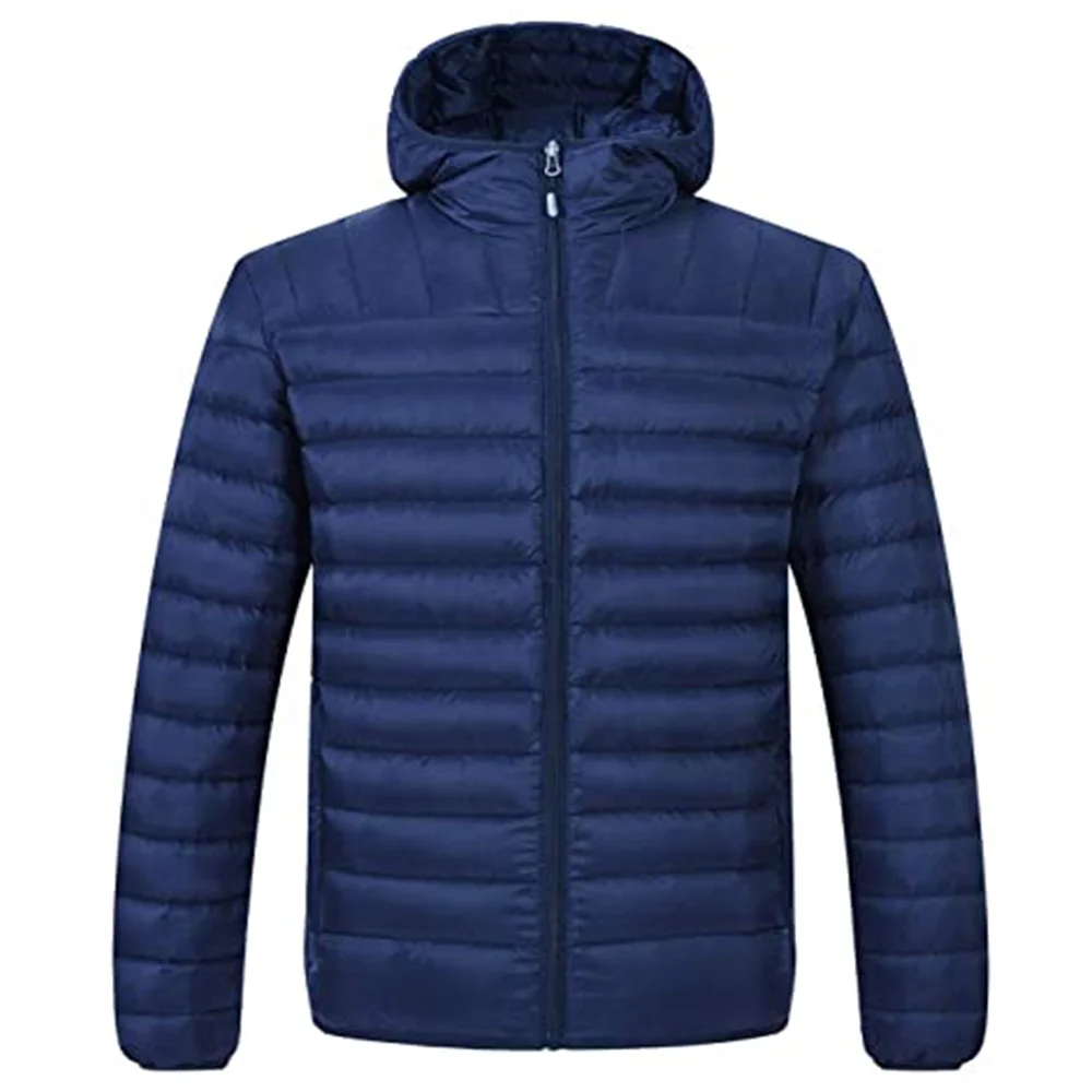 Puffer Jackets For Men Navy Blue Color Full Padded Design Its Nice ...