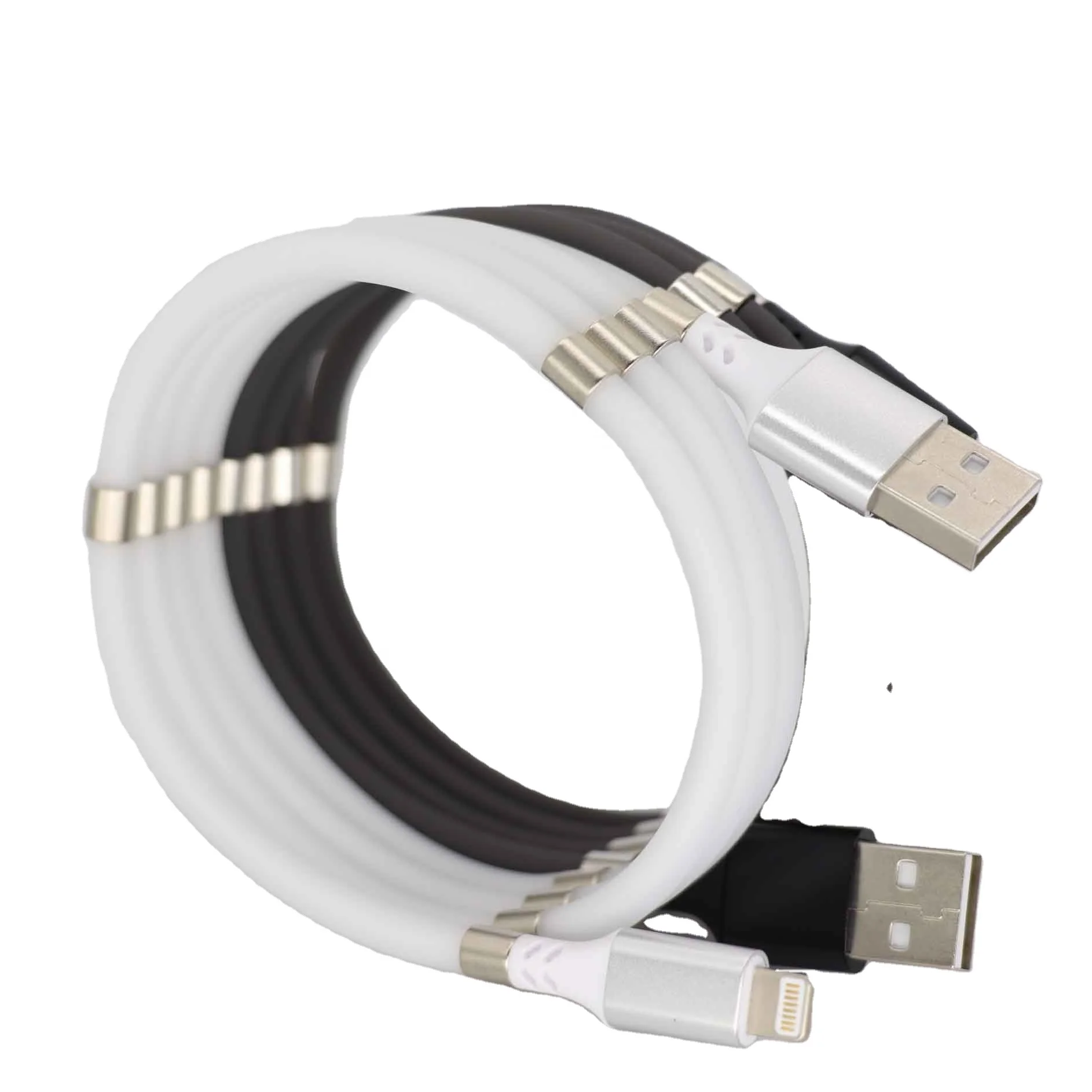 
New Design Portable Easy Coil Magnetic Charging Charger Supercalla Cable with Magnet 