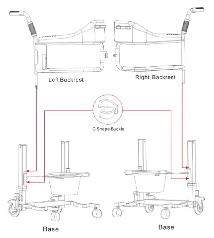 transfer lift wheelchair chair