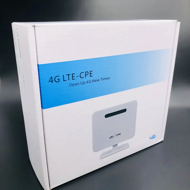 VOIP/VOLTE 300Mbps B1/B2/B3/B4/B5/B7/B8/B12/B17/B18/B19/B20/B25/B26/B28 4G LTE Wireless CPE Router