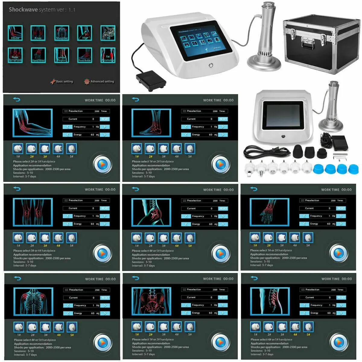 2019 hot new products zimmer shockwave /equine shock wave therapy machine