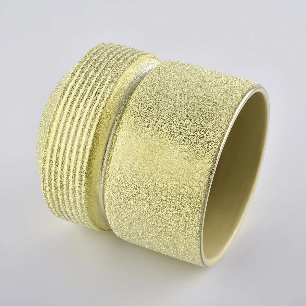 modern ceramic candle jar