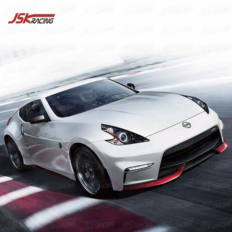 jskracingニスモスタイルガラス繊維frpボディキットバンパー日産370z