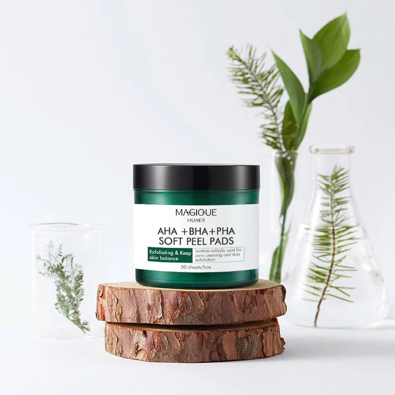 Private Label Salicylic Acid Facial Toner Pad Soft Peeling Aha Bha Pha Facial Peel Pad Buy