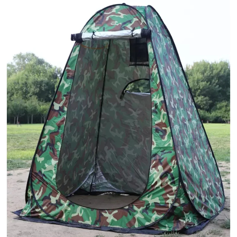 Outdoor Camping Shower Tent Toilet Tent Shower Portable Shower Bag Combo Set