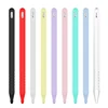 Soft Silicone For Apple Pencil 2 Case For iPad Pencil 2nd Tip Cover Holder Tablet Touch Pen Stylus