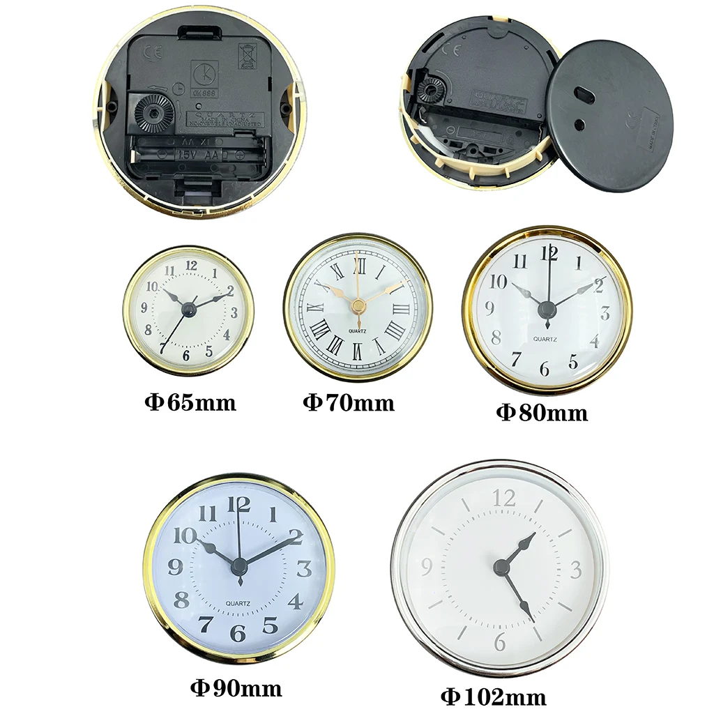 Good Quality 90mm Retro Style Classic Clock Inserts Buy Clock Insert
