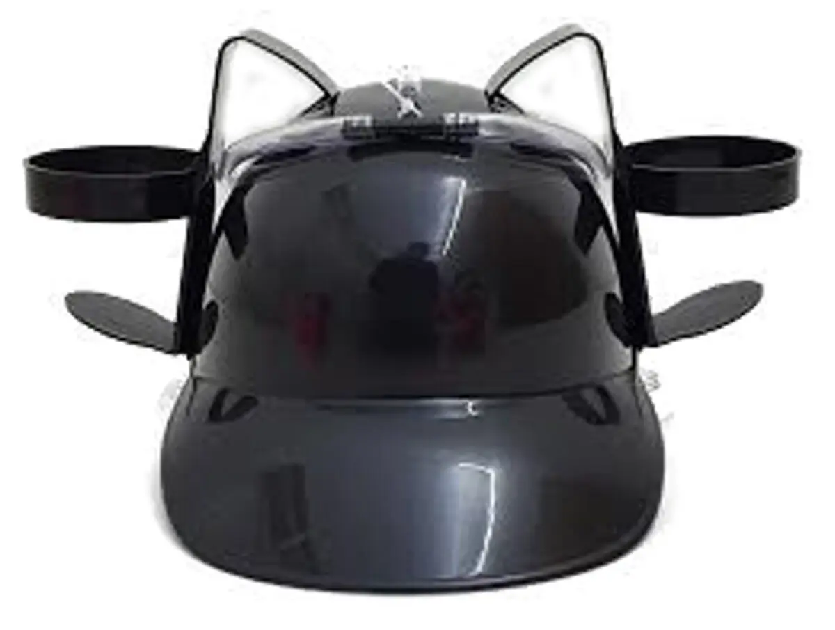 Novelty Drinking Helmet Beer Hat Drink Drinking Holder Soda Party Stag