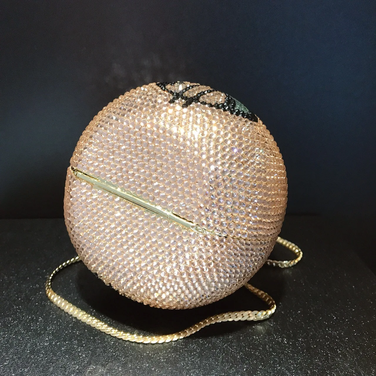 Red Bling US Coin Luxury Clutch