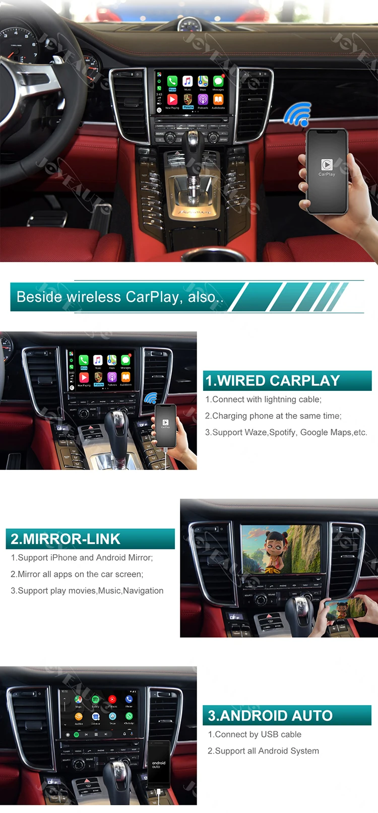 Carplay porsche panamera