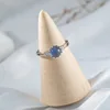 Synthetic Simple Push pull Design Women's Single Stone Ring Designs,Moonstone Ring,Handmade ring