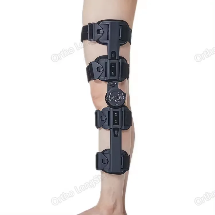 Flexible ROM Hinged Knee Brace with Protective Function Osteoarthritis Elbow  Knee Pads manufacture