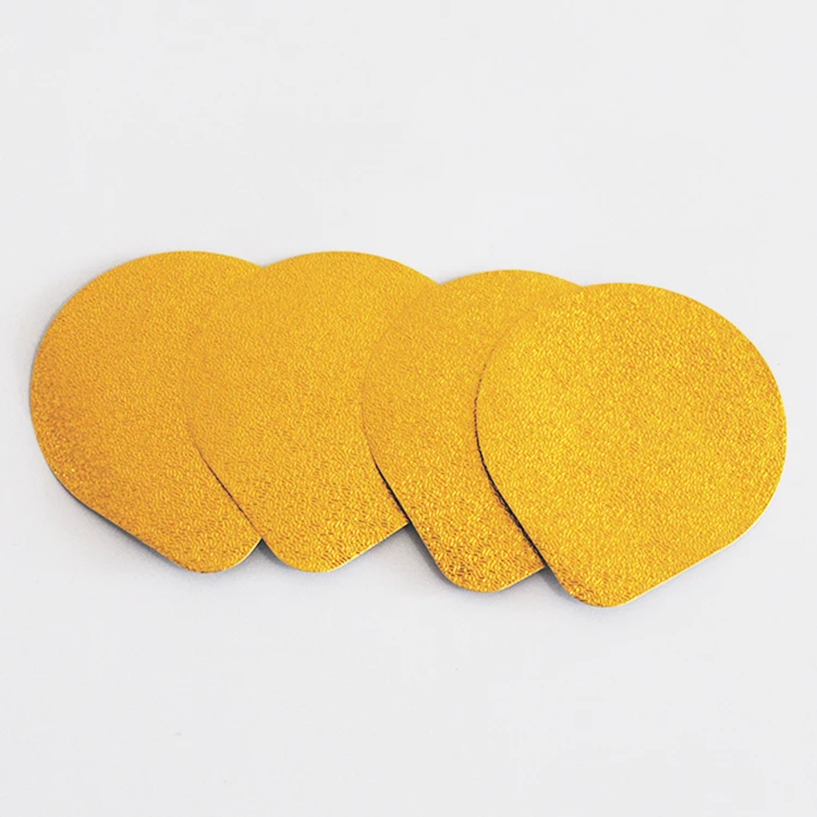 Embossed Aluminum Easy Peel Off Foil Lid For Food Container Packaging