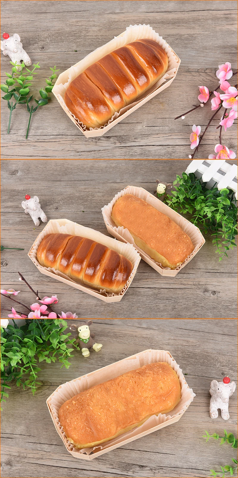 Disposable Wooden Baking Molds Silicone Paper Baking Pans Buy