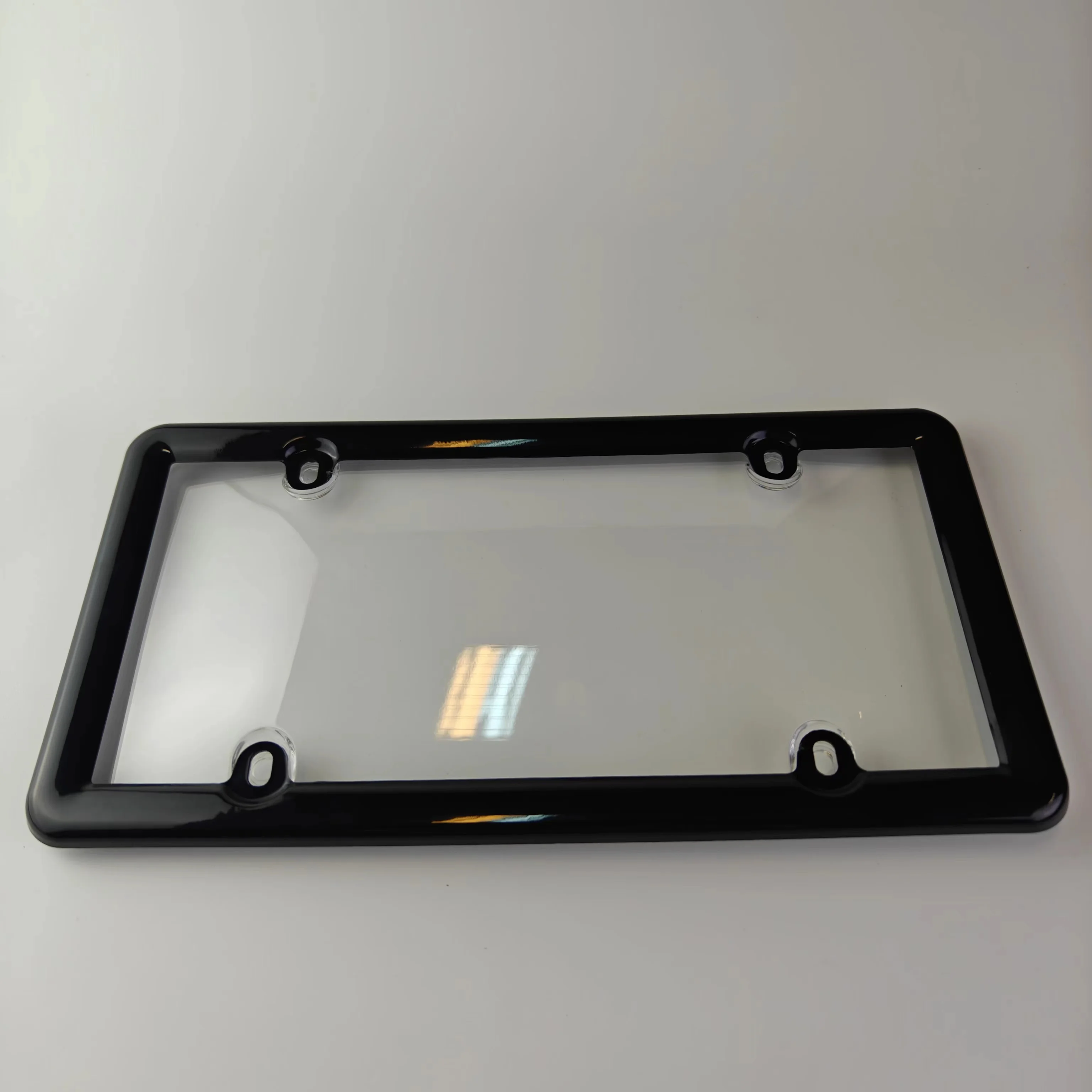Transparent Pe Plastic License Plate Protective Cover Car Number Plate