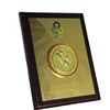 Brown wood grain wooden photo frame, square Plaque with wooden bracket apply to souvenir &put the photos