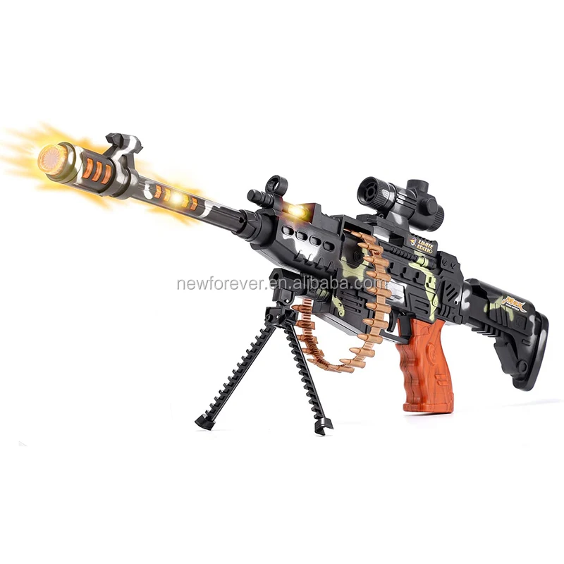 Led Gatling Gun Light Up Toy Gun Toy Machine Gun For Kids Flashing Toy