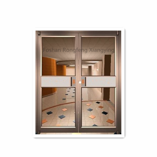 Входная дверь из стекла для офиса