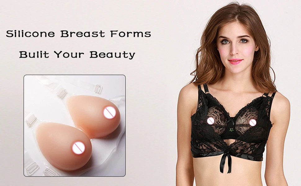 Feminique Silicone Breast Forms for Mastectomy, E cup (2800g) Suntan